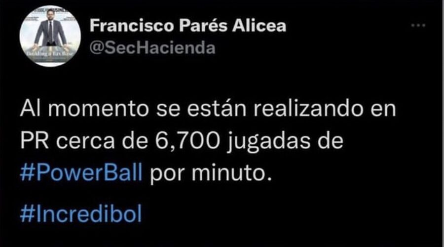 ¡Que locura! 6,700 jugadas de Powerball por minuto confirma Hacienda