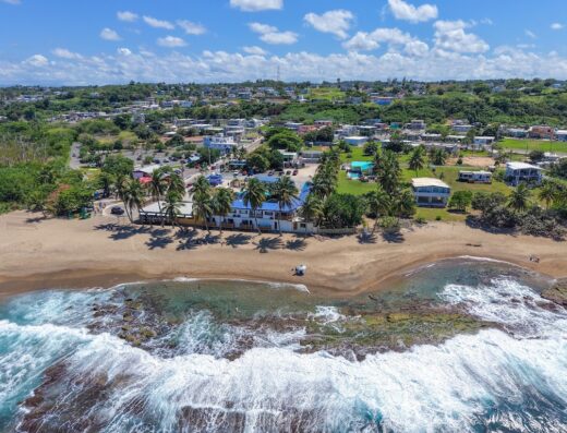 Brusea by the beach