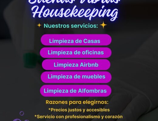 Buenas Vibras Housekeeping/ Servicio de limpieza de casas, apartamentos y oficinas en Puerto Rico