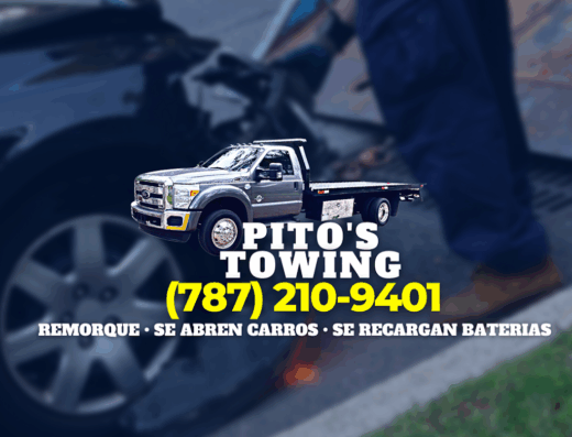 Pito’s Towing Servicio de Grúa Áerea Oeste Mayagüez, Hormigueros, San German, Cabo Rojo