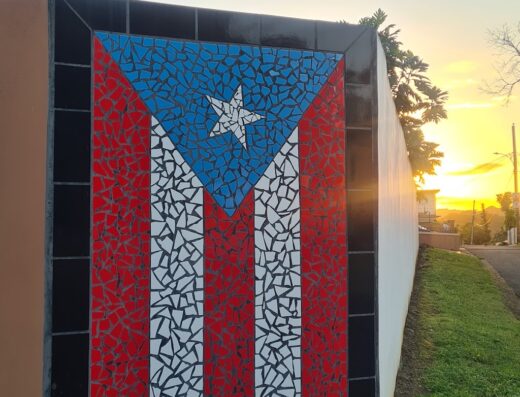 Mosaico de la Bandera de Puerto Rico