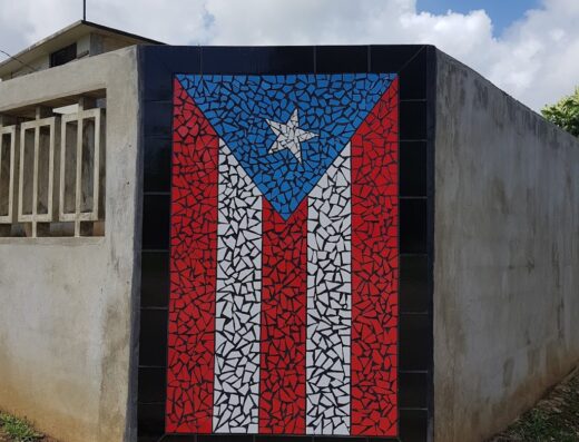 Mosaico de la Bandera de Puerto Rico